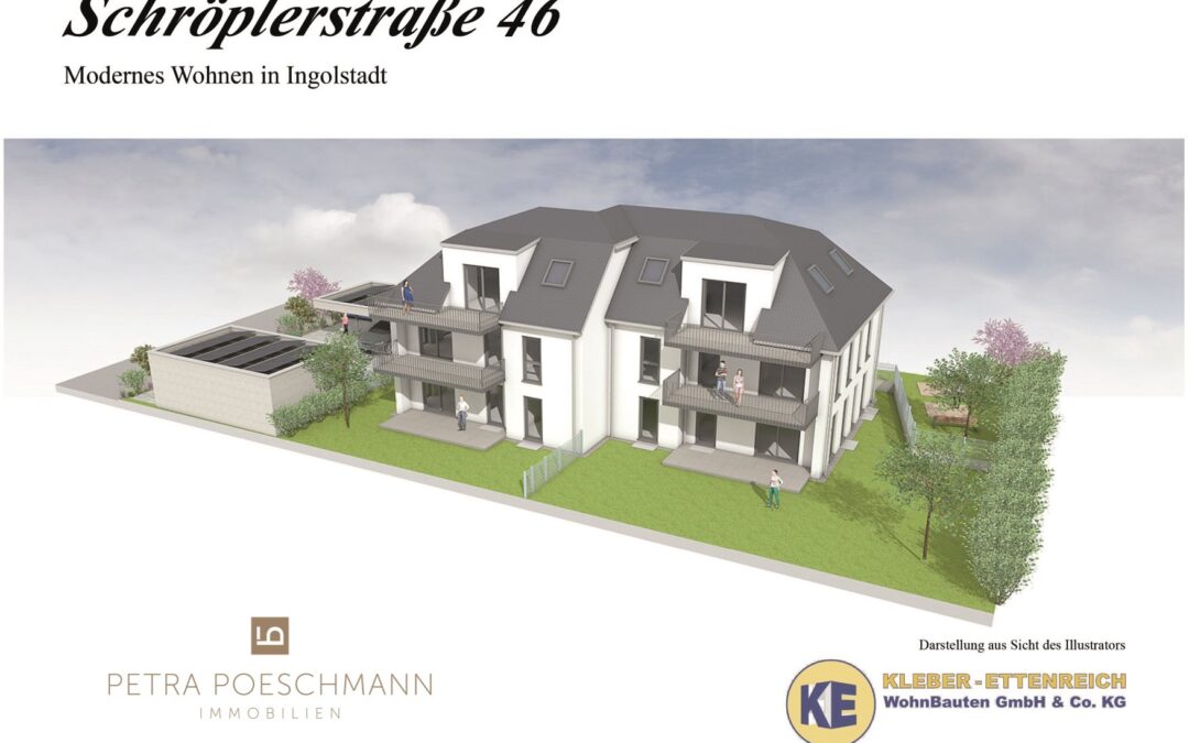 Modernes Wohnen in TOP-Lage Ingolstadt-Süd – NEUBAU –