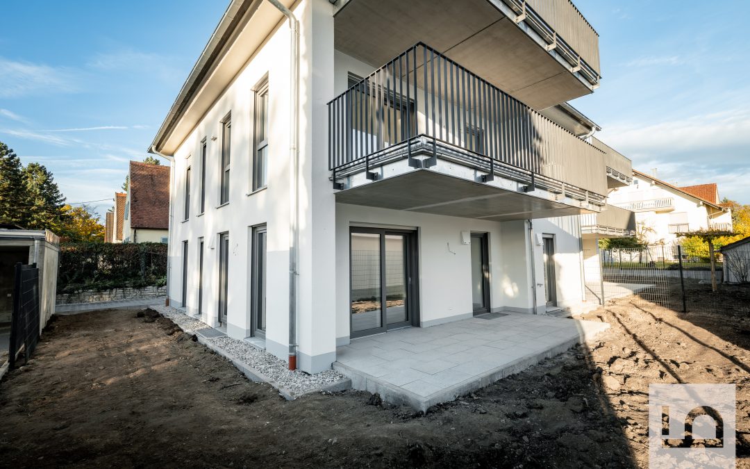 EINZUGSBEREIT: Neue Garten-3 ZKB, 85 qm, EG, KFW40, Aufzug, Carport, ruhige Lage IN-Süd, Ringsee