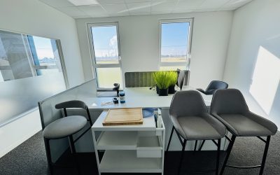 ANSPRECHEND und MODERN: 2 helle Büros, 89 qm mit Gem.fläche, Kü., InterPark, nähe Ingolstadt Village